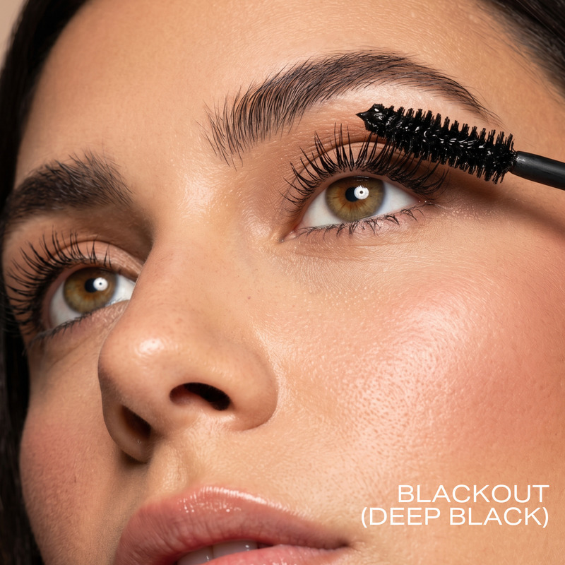 Youngblood Everlash Mineral Lengthening Mascara Blackout 9ml, mineraaliripsiväri - Image 3
