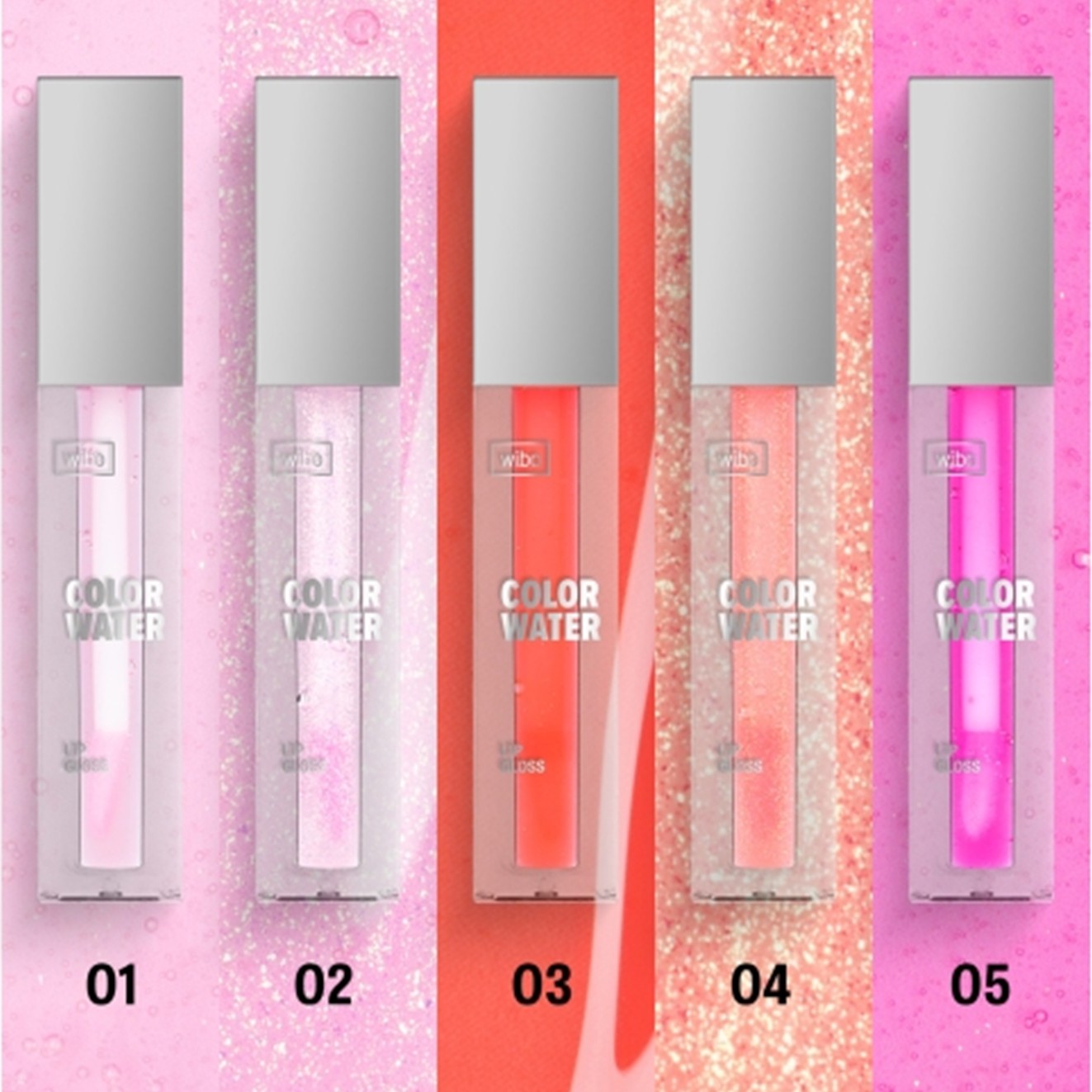 WIBO Color Water Lip Gloss, pH -aktivoituva huulikiilto