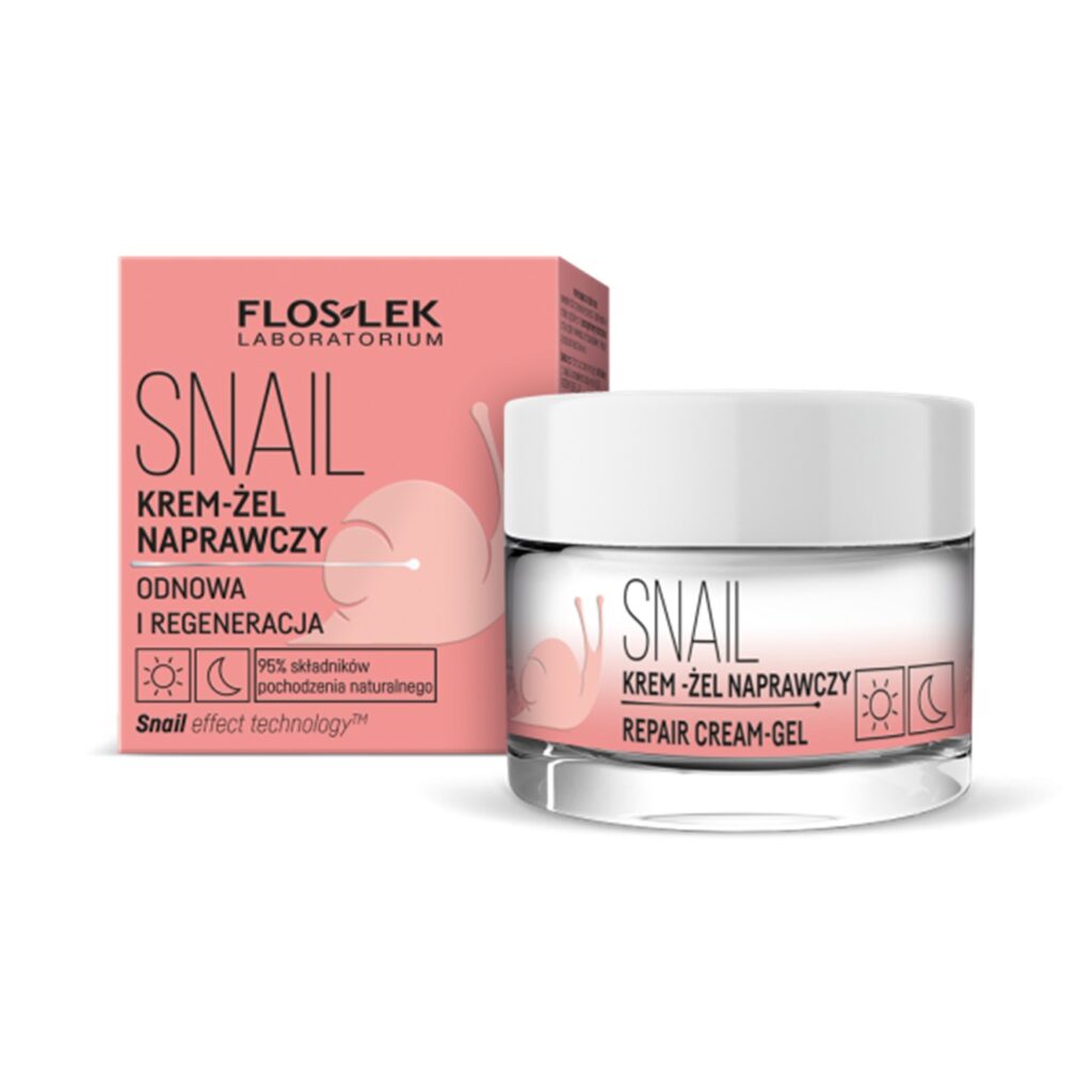 Floslek Snail Repair Cream-Gel 50ml, ihoa uudistava ja korjaava geelivoide