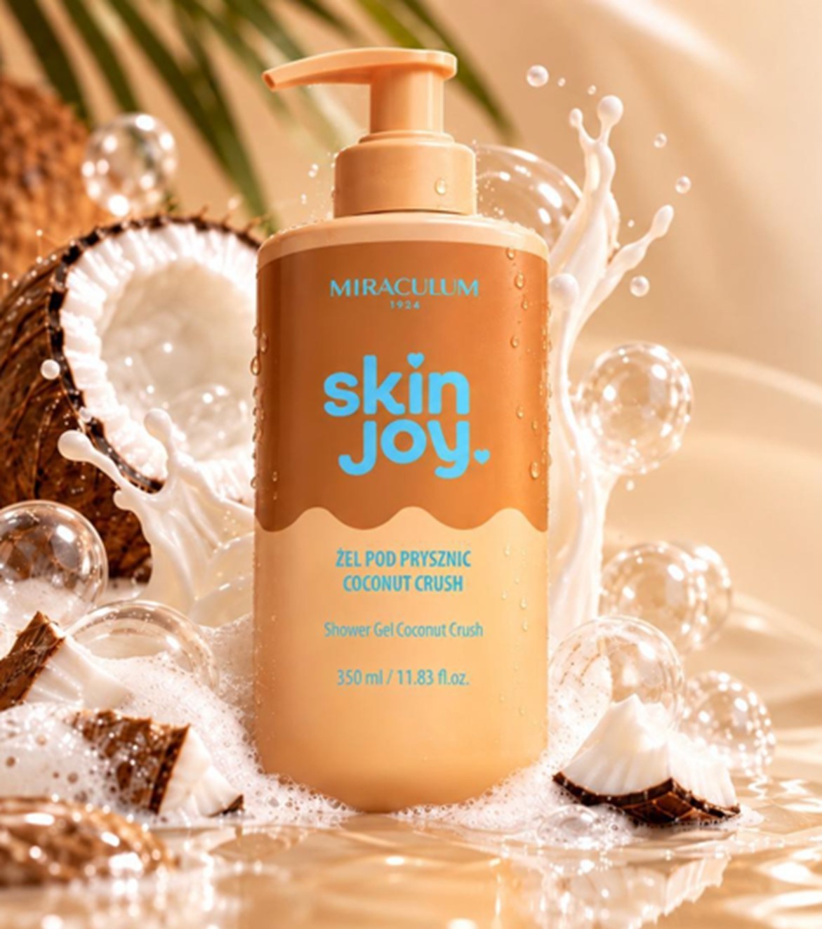 Miraculum Skin Joy Shower Gel Coconut Crush 350ml, suihkugeeli - Image 2