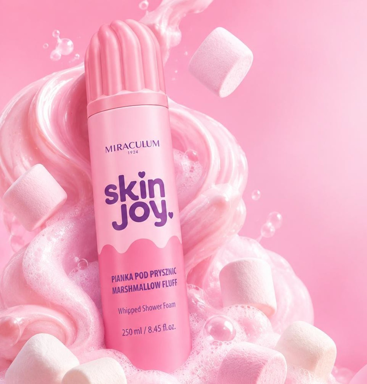 Miraculum Skin Joy Whipped Shower Foam Marshmallow Fluff 250ml, suikuvaahto - Image 2