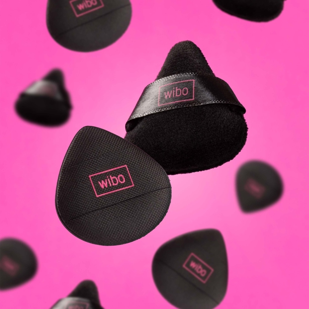 WIBO Mini Traingle Powder Puff Set, puuterivippa
