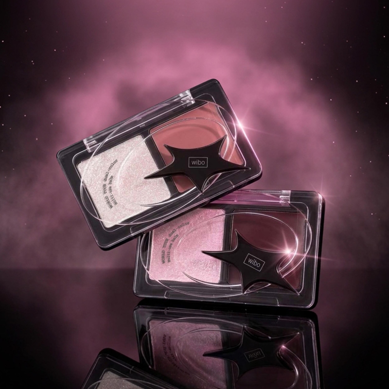 WIBO World Tour Dual-Color Multiuse Balm, korostusväri & poskipuna